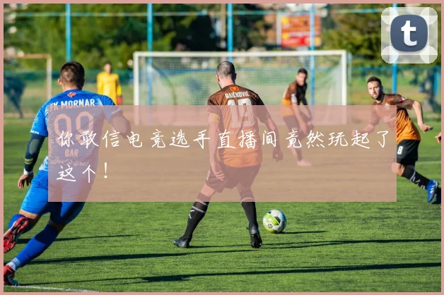 你敢信电竞选手直播间竟然玩起了这个！